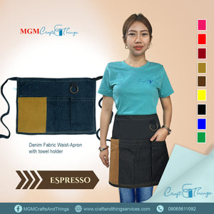 Espresso Waist Apron Denim